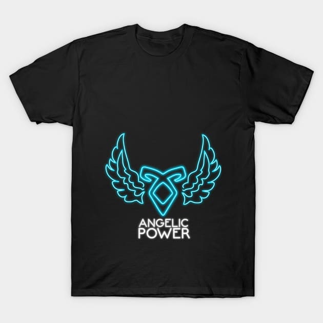 Angelic Power Rune T-Shirt by Ddalyrincon